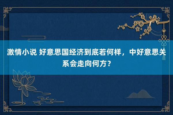 激情小说 好意思国经济到底若何样，中好意思关系会走向何方？