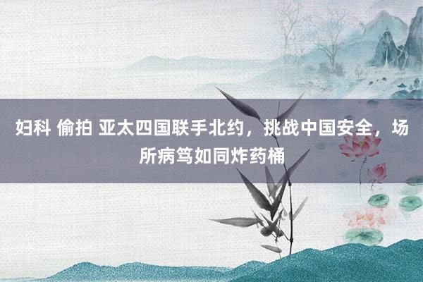 妇科 偷拍 亚太四国联手北约，挑战中国安全，场所病笃如同炸药桶