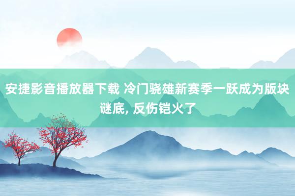 安捷影音播放器下载 冷门骁雄新赛季一跃成为版块谜底, 反伤铠火了